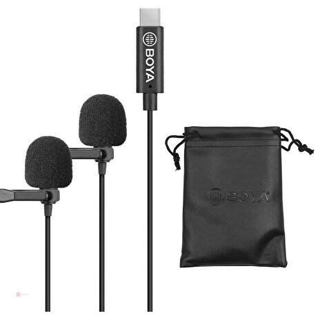 Mikrofon BOYA BY-M3D všesměrový klopový, USB-C