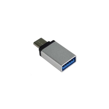 PREMIUMCORD Adaptér USB 3.1 C/male - USB 3.0 A/female, stříbrný, OTG