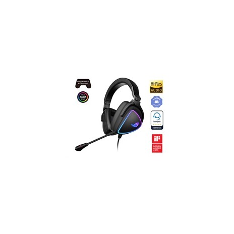 ASUS sluchátka ROG DELTA S, Gaming Headset, černá
