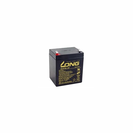 Long 12V 5Ah olověný akumulátor F1 (WP5-12 F1)