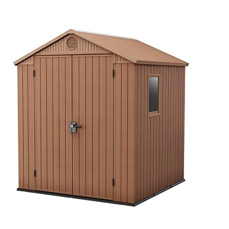 Zahradní domek Keter Darwin 6 x 6 hnědý, s podlahou