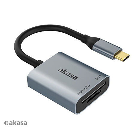 AKASA USB 3.2 Type-C Dual čtečka karet