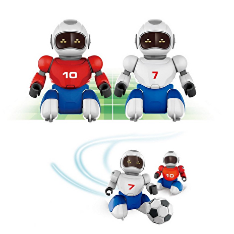 Hračka Zigybot Robofotbal na dálkové ovládání, 2 ks + 2 branky, 36 x 24 cm