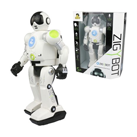 Hračka Zigybot Robot s funkcí času, 20 funkcí