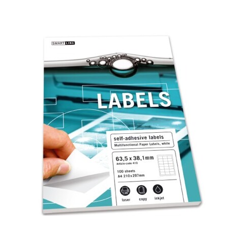 Europapier SMART LINE Samolepicí etikety 100 listů ( 21 etiket 63,5 x 38,1 mm) 140gr