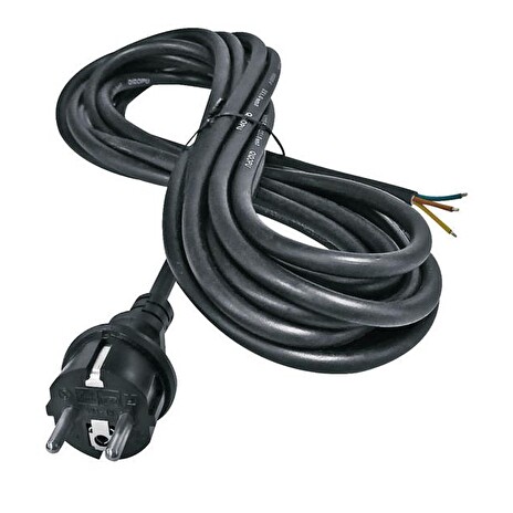 Flexo šňůra gumová 3x2,5mm2 3m černá Geti