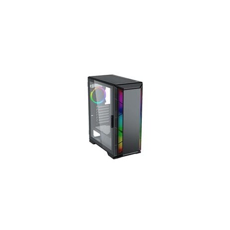 Eurocase MLG Space skrinka Full ATX, 2xUSB3.0, RGB LED, čierna, sklenená bočnica
