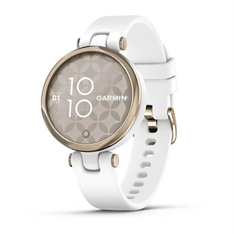 Hodinky Garmin Lily Sport Cream Gold/White Silicone Band