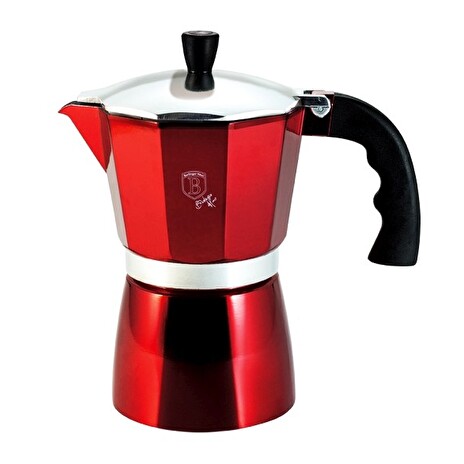 Konvice Berlingerhaus na espresso 6 šálků Burgundy Metallic