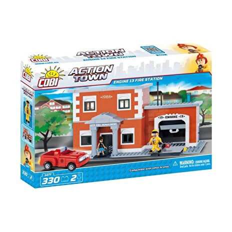 Stavebnice COBI-1477 ACTION TOWN Hasičská zbrojnice 330 k, 2 f