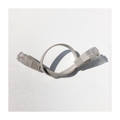 DATACOM Patch cord UTP CAT6 0,25m šedý FLAT plochý