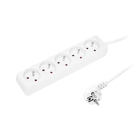 Prodlužovací kabel BLOW PR-570PWH 5 zásuvek 3x1,5mm 5m