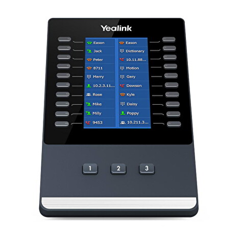 Yealink EXP43, exp. modul s barevným LCD, 60 tl., k tel. T43U/T46U/T48U