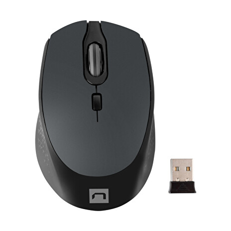 Natec optická myš OSPREY/1600 DPI/Cestovní/Optická/1 600 DPI/Bezdrátová USB/Černá
