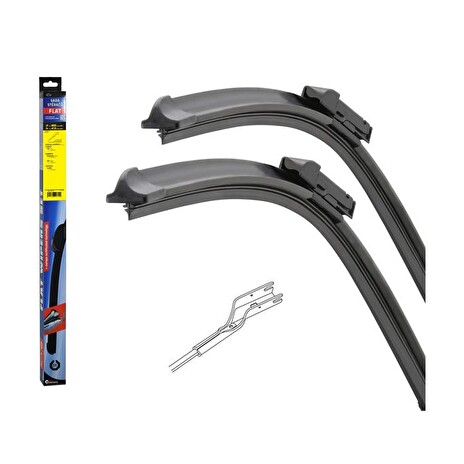 Stěrače FLAT SET (U-CUBE) 660+410mm