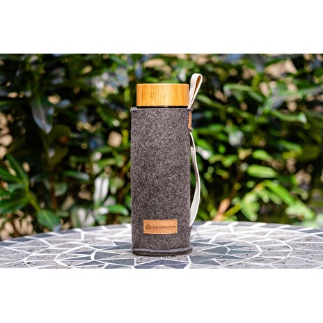 Obal GoodGlass 450 ml velký, tmavě šedý