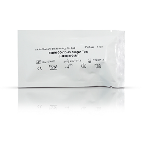 Souprava COVID-19 Antigen Rapid Test Cassette Joinstar ze slin 25ks v balení