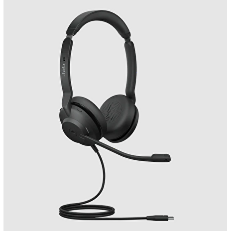 Jabra Evolve2 30/Stereo/USB-C/Drát/MS/Černá