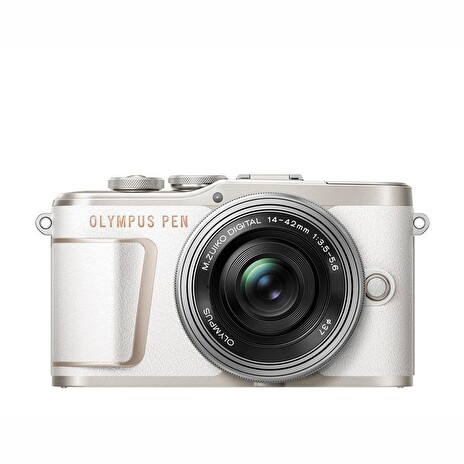 Digitální fotoaparát Olympus E-PL10 1442 Pancake Zoom Kit wht/slv