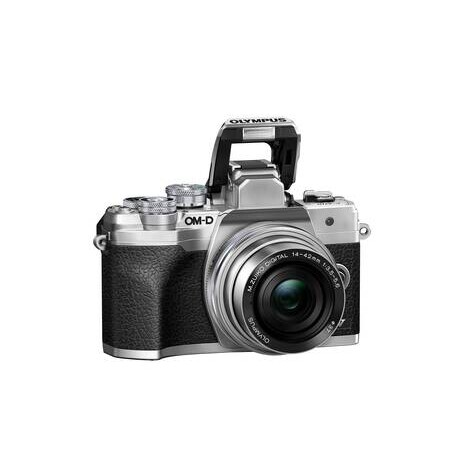 Digitální fotoaparát Olympus E-M10 Mark IV 14-42 EZ kit silver/silver