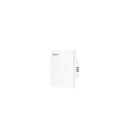 Tellur WiFi Smart Spínač, 2 porty, 1800 W, 10 A., bílý