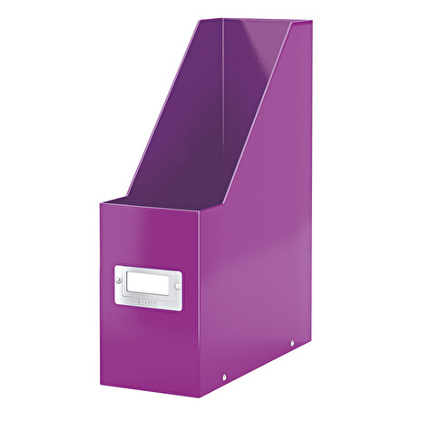 LEITZ Stojan na časopisy Click&Store, purpurová