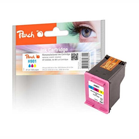 PEACH kompatibilní cartridge HP CC656AE No.901, colour, 21 ml