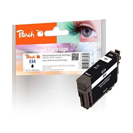 PEACH kompatibilní cartridge Epson T3461, No 34, Black, 6,8 ml