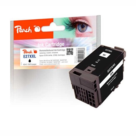 PEACH kompatibilní cartridge Epson T2791, No 27XXL, black, 42 ml
