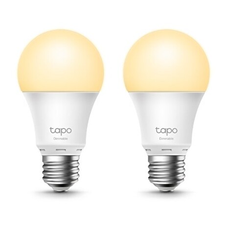 Chytrá žárovka TP-Link Tapo L510E(2-pack) E27, 8,7W, 230V, přes IP, stmívatelná, 2700K