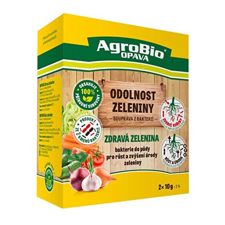 Přípravek pro odolnost zeleniny AGROBIO Zdravá Zelenina 2x10g