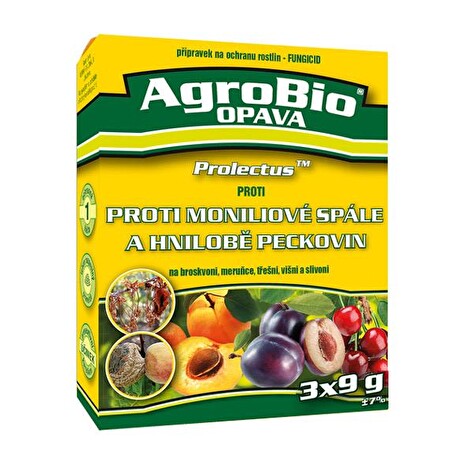 Přípravek proti moniliové spále a hnilobě peckovin AgroBio Prolectus 3x9g