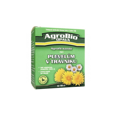 Přípravek proti plevelům v trávníku AgroBio Agrofit Kombi 100m2