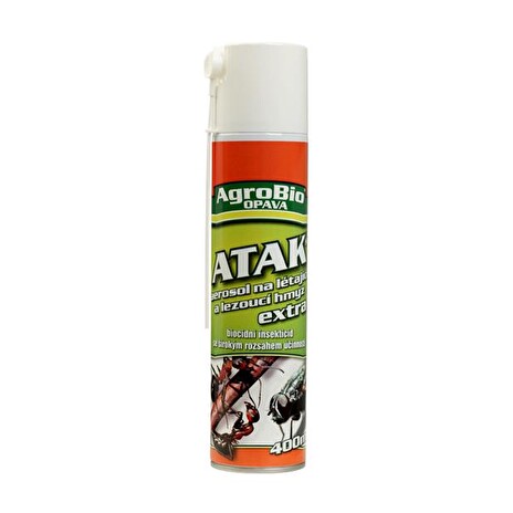 Sprej proti létajícímu a lezoucímu hmyzu AgroBio Atak 400ml