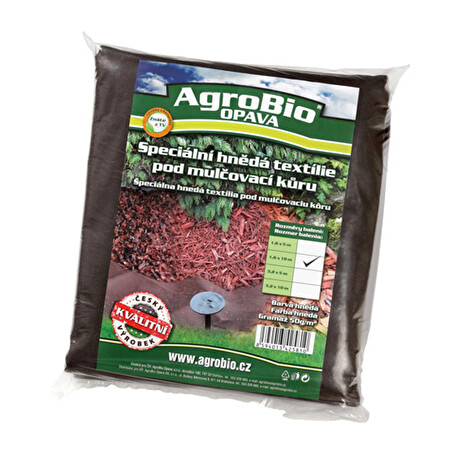 Netkaná textílie AgroBio 1,6x10m hnědá