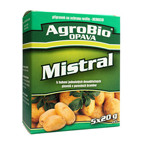 Přípravek proti plevelům v bramborách AgroBio Mistral 5x20g