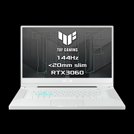 ASUS TUF Gaming FX516PM-HN072T 15,6" FHD/IPS/144Hz/i7-11370H/2x8GB/512GB SSD/RTX 3060 6GB/Win10 Home/Bílý/2 r Pick-Up & Return