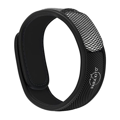 Náramek PARA'KITO náramek proti komárům, černý + 2 náplně