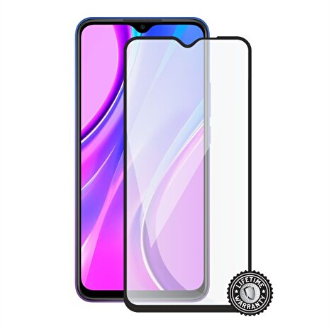Screenshield ochrana displeje Tempered Glass pro XIAOMI Redmi 9 (full COVER), černá