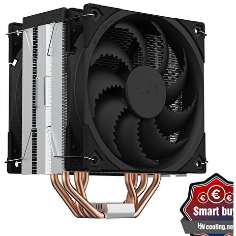 SilentiumPC chladič CPU Fera 5 Dual Fan ultratichý/ 120mm fan/ 4 heatpipes/ PWM/ pro Intel (i LGA 1700), AMD