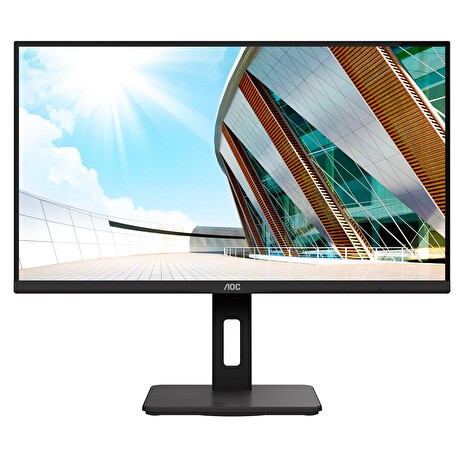 AOC LCD U28P2A 28" 4K IPS/3840x2160@60Hz/4ms/300cd/1000:1/50mil:1/2xHDMI/2xDP/4xUSB/Repro/Pivot/VESA