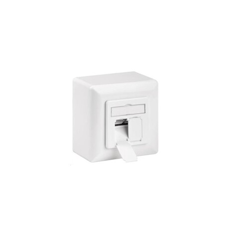 CAT 6a Class EA síťová zásuvka na/pod omítku 2x RJ45