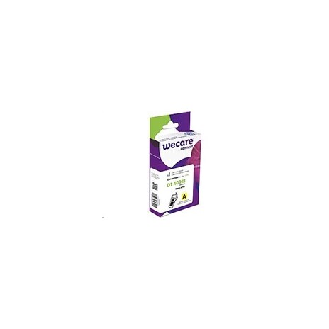 WECARE ARMOR páska pro DYMO S0720730, černá/žlutá, 9mm x 7m