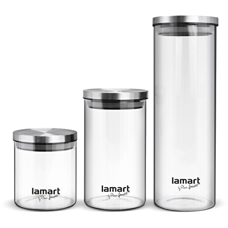 Dóza Lamart LT6025 kulatá Peut, 3 kusy