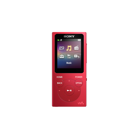 Sony MP3 8GB NW-E394L, červený