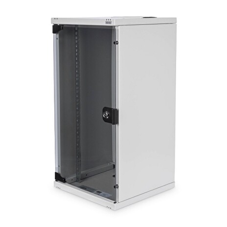 Digitus nástěnná skříňka 254 mm (10 ") 12U 592x312x300 mm, barva šedá (RAL 7035)