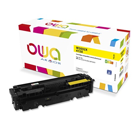 OWA Armor toner kompatibilní s HP W2032X, 415X, 6000st, žlutá/yellow