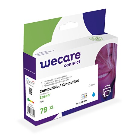WECARE ARMOR ink kompatibilní s EPSON C13T79024010, modrá/cyan