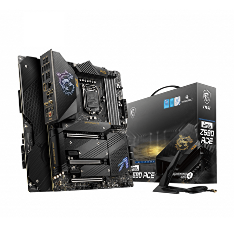 MSI MB Sc LGA1200 MEG Z590 ACE, Intel Z590, 4xDDR4, 2xMiniDP, 1xHDMI, WI-FI