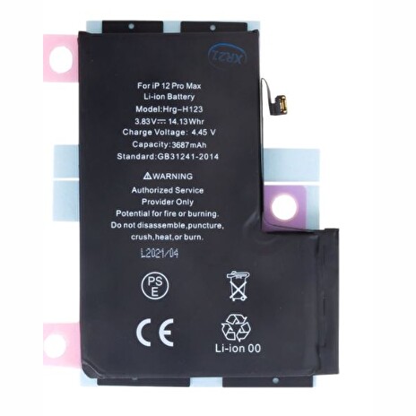 iPhone 12 Pro MAX Baterie 3687mAh Li-Ion (Bulk)